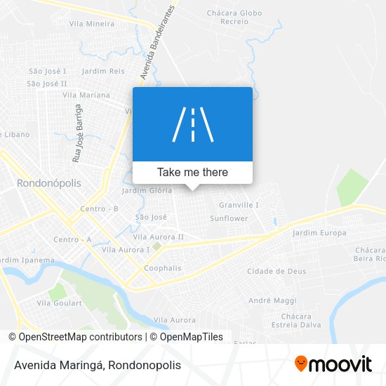 Avenida Maringá map
