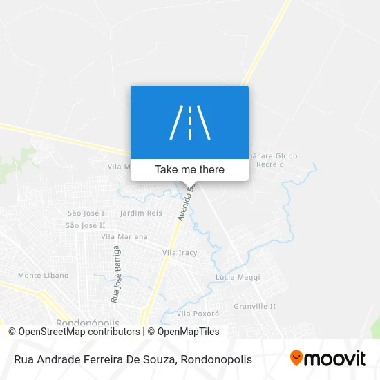 Rua Andrade Ferreira De Souza map