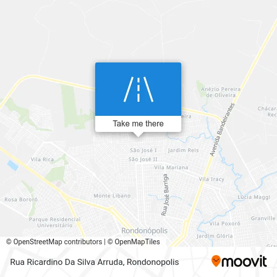 Rua Ricardino Da Silva Arruda map
