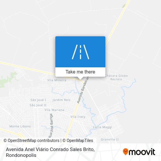 Avenida Anel Viário Conrado Sales Brito map