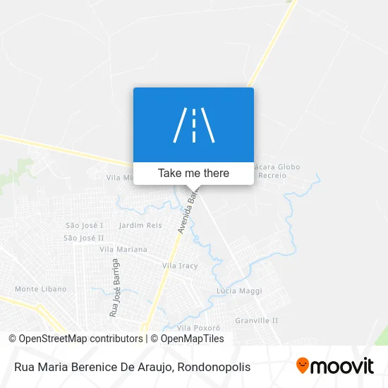 Rua Maria Berenice De Araujo map