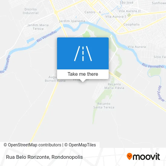 Rua Belo Rorizonte map