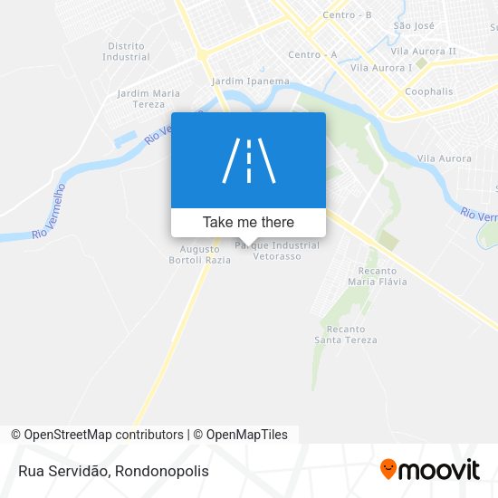 Rua Servidão map
