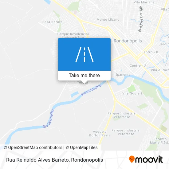 Rua Reinaldo Alves Barreto map