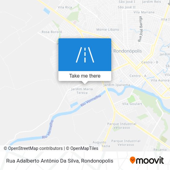 Rua Adalberto Antônio Da Silva map