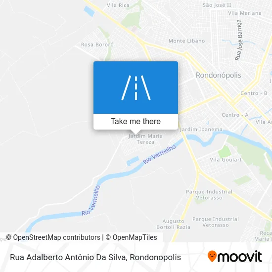 Rua Adalberto Antônio Da Silva map