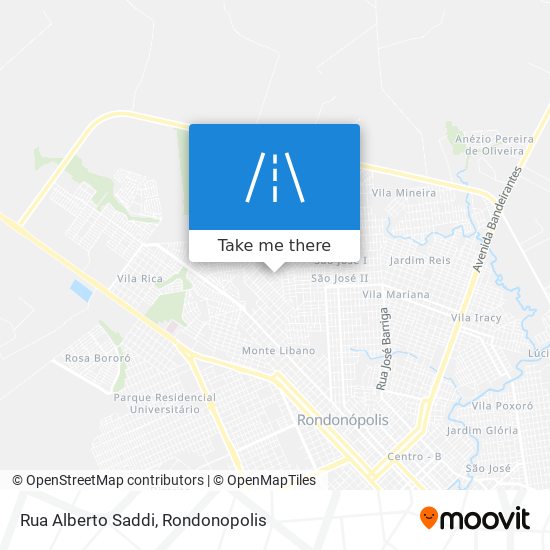 Rua Alberto Saddi map