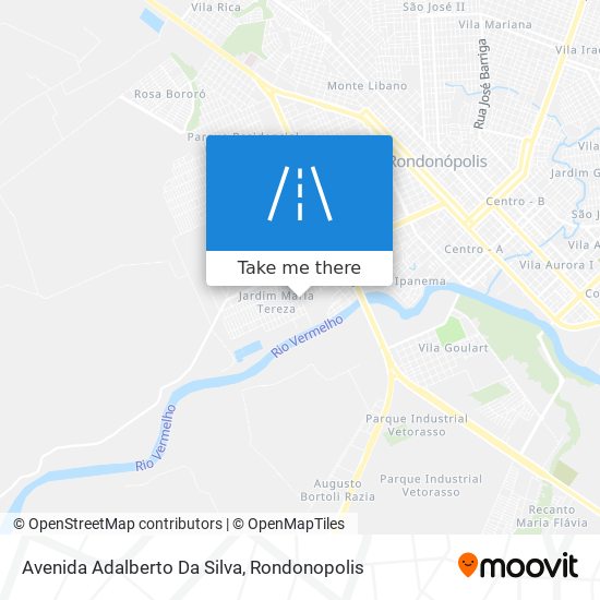 Mapa Avenida Adalberto Da Silva