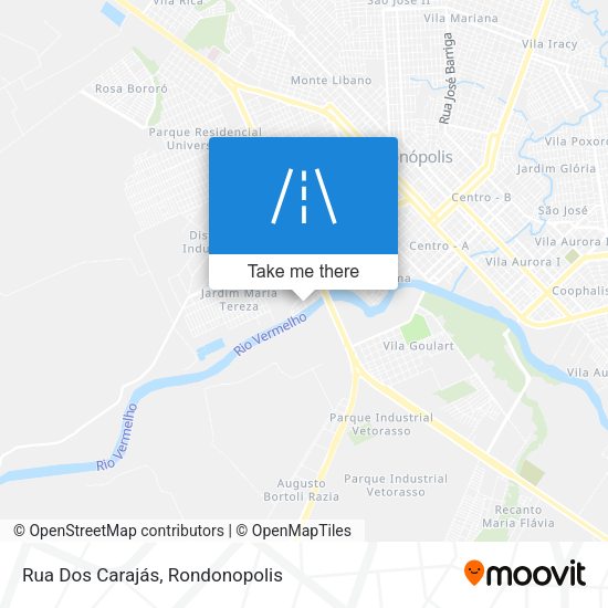 Rua Dos Carajás map