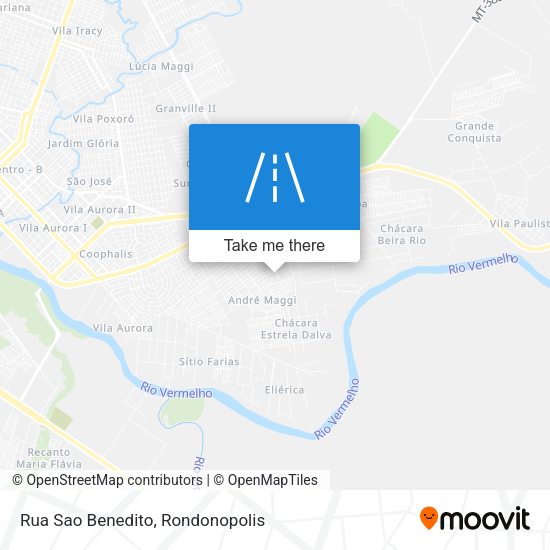 Rua Sao Benedito map