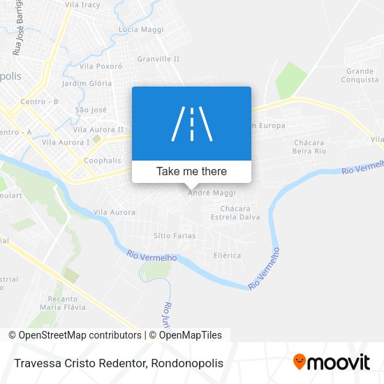 Travessa Cristo Redentor map