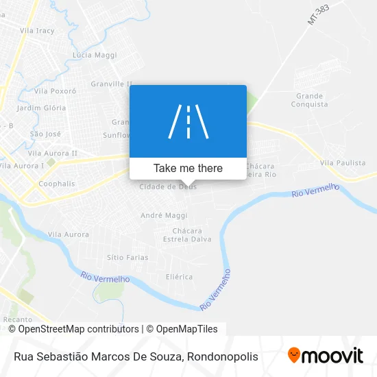 Rua Sebastião Marcos De Souza map