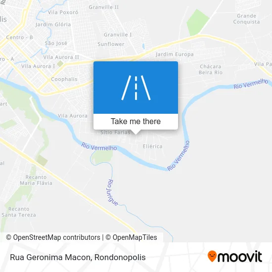 Rua Geronima Macon map