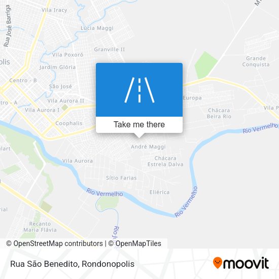 Rua São Benedito map
