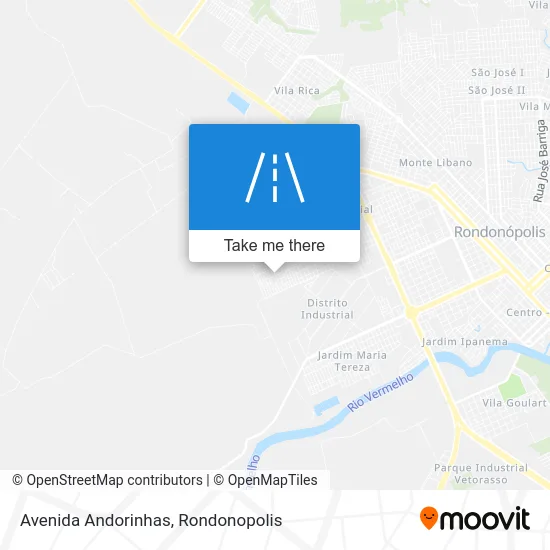 Avenida Andorinhas map