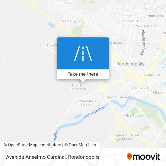 Avenida Anselmo Cardinal map