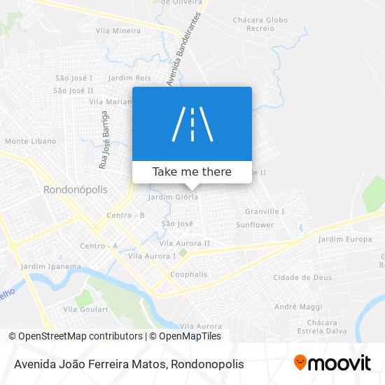 Avenida João Ferreira Matos map