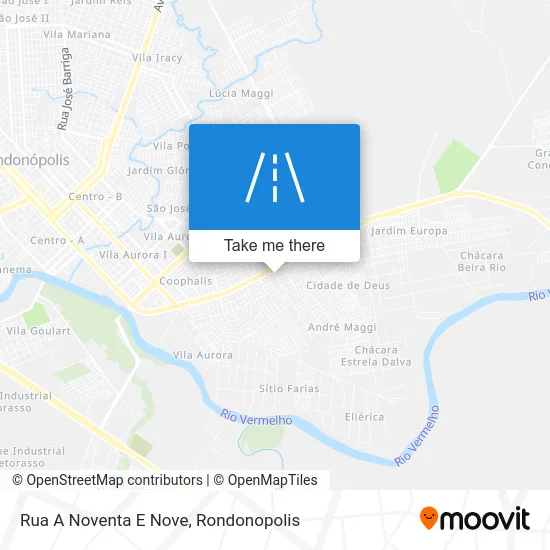 Rua A Noventa E Nove map