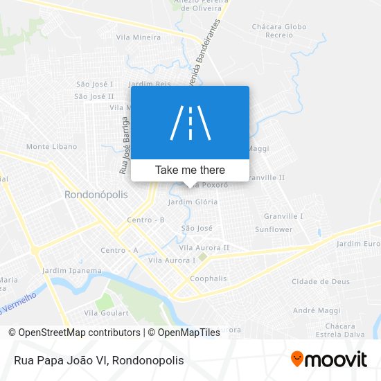 Rua Papa João VI map