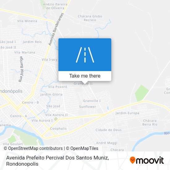 Avenida Prefeito Percival Dos Santos Muniz map