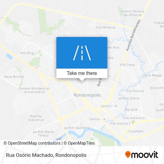 Rua Osório Machado map