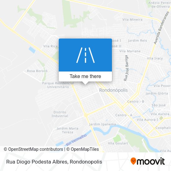 Rua Diogo Podesta Albres map