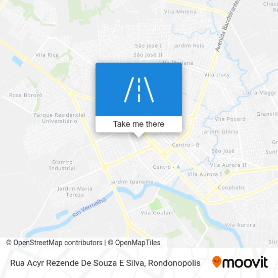Rua Acyr Rezende De Souza E Silva map