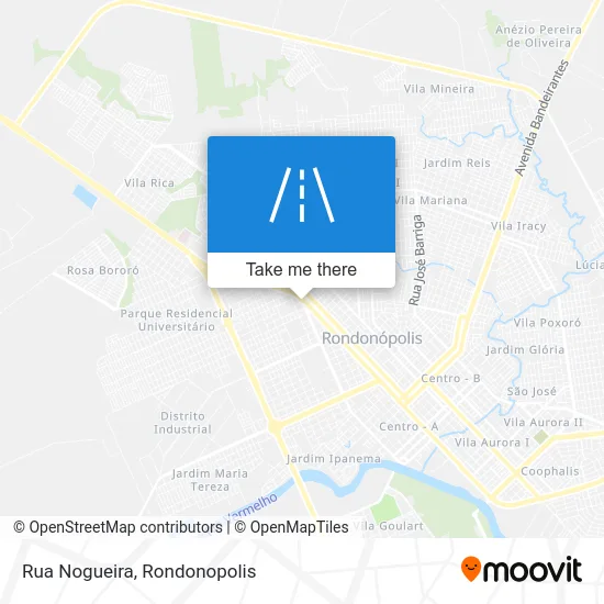 Rua Nogueira map