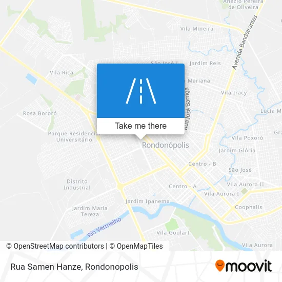 Rua Samen Hanze map