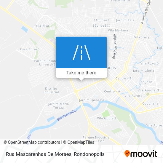 Rua Mascarenhas De Moraes map