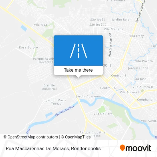 Rua Mascarenhas De Moraes map