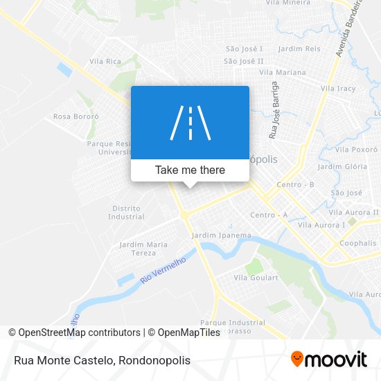 Rua Monte Castelo map