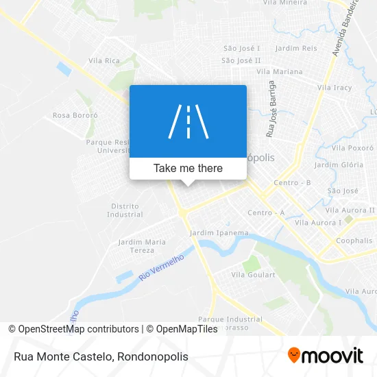 Rua Monte Castelo map