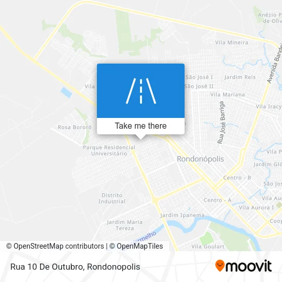Rua 10 De Outubro map