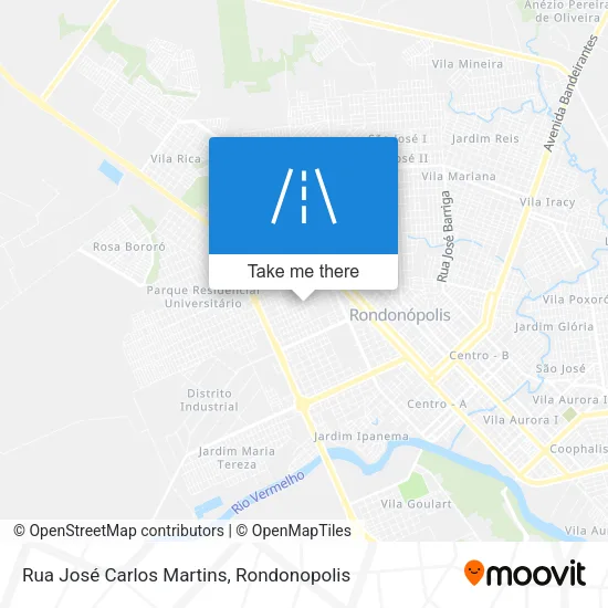 Rua José Carlos Martins map