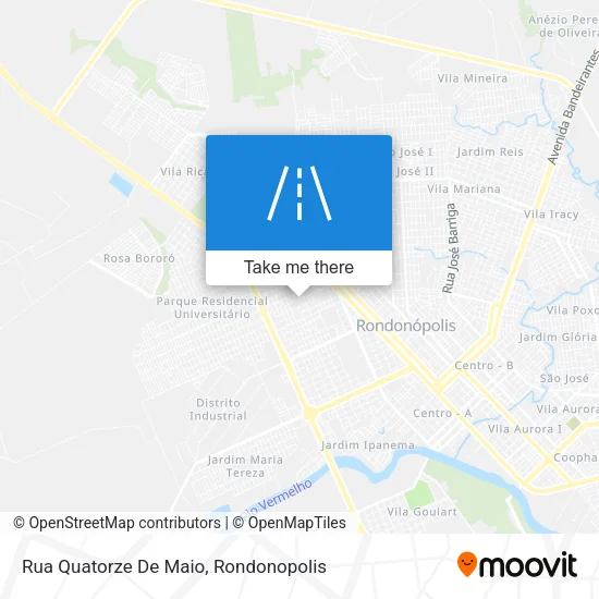 Rua Quatorze De Maio map