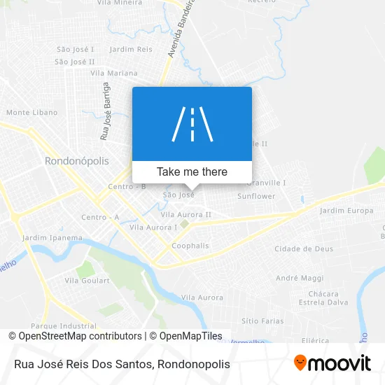 Rua José Reis Dos Santos map