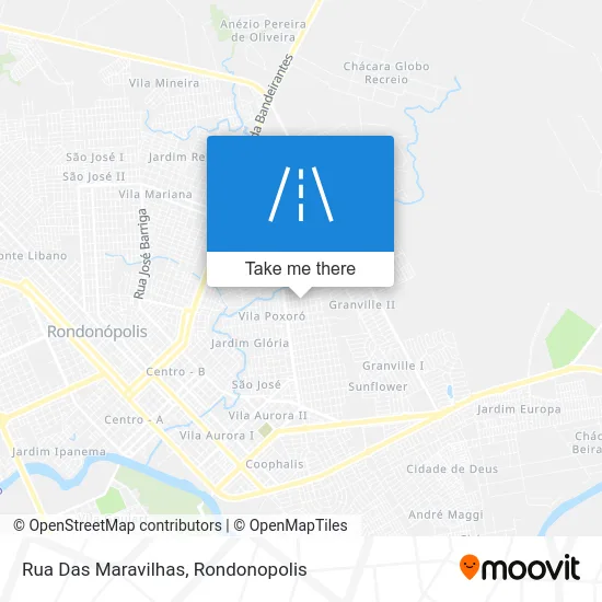 Rua Das Maravilhas map
