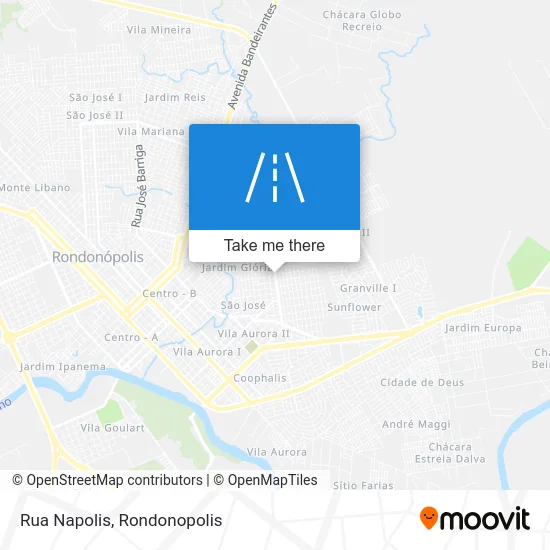 Rua Napolis map