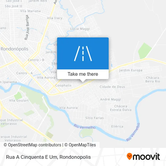 Rua A Cinquenta E Um map