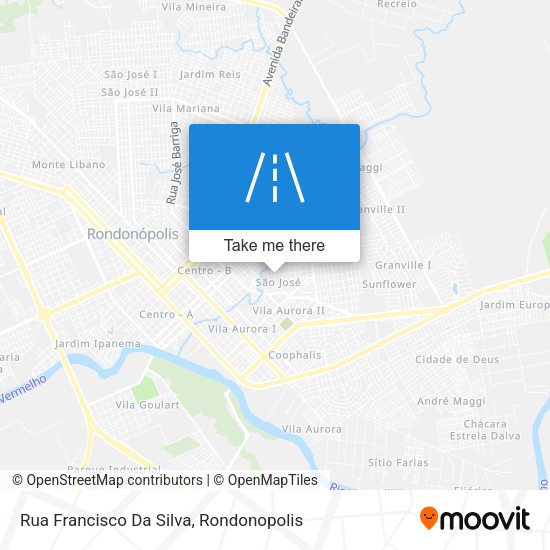 Rua Francisco Da Silva map
