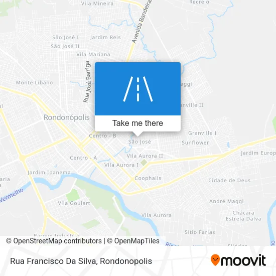Rua Francisco Da Silva map