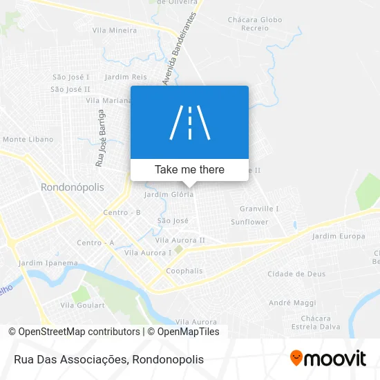 Rua Das Associações map