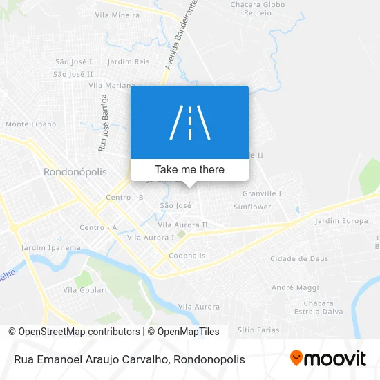Rua Emanoel Araujo Carvalho map