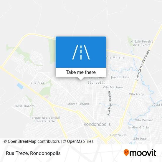 Rua Treze map