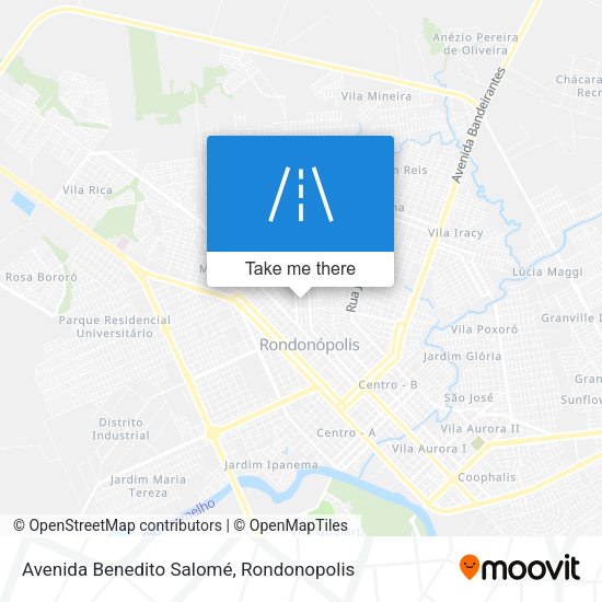 Avenida Benedito Salomé map