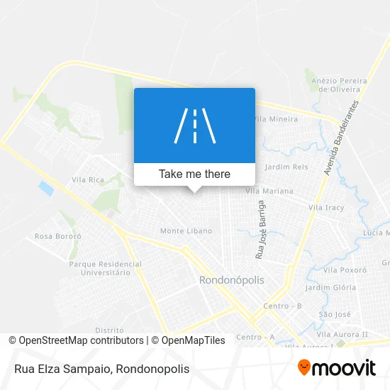 Rua Elza Sampaio map