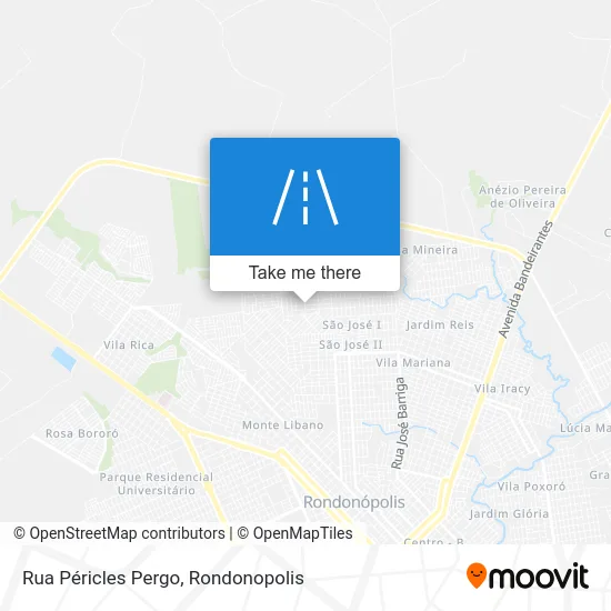 Rua Péricles Pergo map