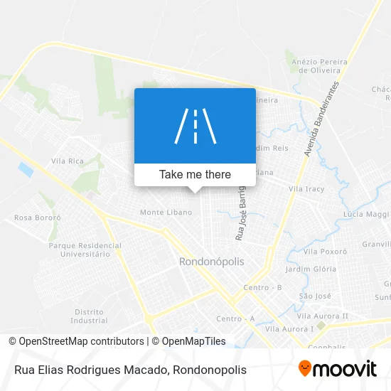 Rua Elias Rodrigues Macado map
