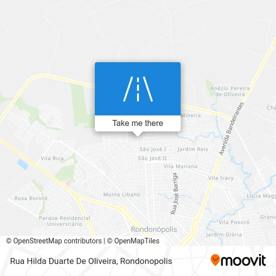 Rua Hilda Duarte De Oliveira map